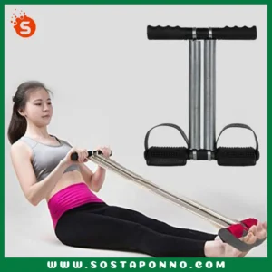 Lightweight, easy to work, can work anywhere, suitable for both men & women Various movements: abdominal, shoulder, back, hip ... are all. Helps reduce belly fat, blood circulation, muscle exhaustion, slim fit spring force in stainless steel, very durable.Fixed foot rest, safety when practicing. Compact size, easy to carry.