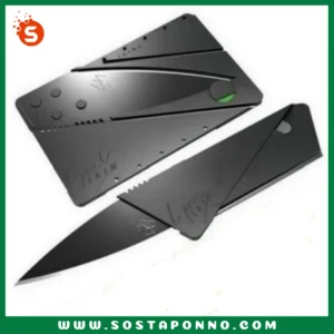 The blade is very sharp, but very light in itself. Suitable for outdoor survival, camping, sailing, diving, fishing and hunting. Ideal for DIY cartons knives, tools. Waterproof: it can be washed and won't rust. Kitchen: peeling, chopping and so on. Emergency situations: ambulances, medical personnel and fire services. Medical treatment: surgery, first aid, and medicine. Security Bureau: police and armed forces. Gardening: trimming, etc. Specifications: Color: Black Steel Card Knife: Product Size: approx. 8.6*5.5cm/3.38*2.16'' Packing size: 120*120mm/4.72*4.72'' Weight: approx. 52g Card Knife: Product Size: approx. 8.6*5.5cm/3.38*2.16'' Packing size: 120*120mm/4.72*4.72'' Weight: approx.0.040g