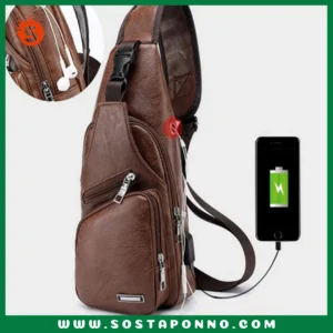 * আপনার প্রয়োজনীয় সকল জিনিষ পত্র যেমন, মোবাইল, ট্যাব, সানগ্লাস, নোট প্যাড, ডাইরী ইত্যাদি এক ব্যাগের মধ্যেই রাখতে পারবেন কোন প্রকার ঝামেলা ছাড়াই। * এই ব্যাগের ভিতর মোবাইল রেখে হেডফোনের সাহায্যে গান শুনতে পারবেন। সুতরাং আপনার মোবাইল থাকবে সুরক্ষিত। * এই ব্যাগের সাইজ ছোট হওয়ায় এটা বহন করা খুব সহজ। * এই ব্যাগটি অরিজিনাল চামড়া দিয়ে তৈরী তাই এটা পানিতে ভিজবেনা। * এটা ছাত্র, চাকুরীজিবী, এবং ভ্রমন পিয়াসু সবার জন্য খুবই প্রয়োজনীয় পন্য। * Brand Name: Hardier * Style: Fashion * Main Material: Leather * Backpacks Type: Softback * Closure Type: Zippe * Colors: Brown,Black