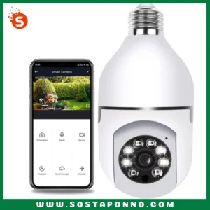 PTZ Bulb System 360 Degree WiFi Panorama IP Camera