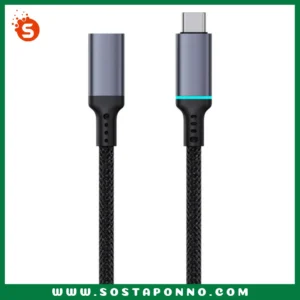 BASEUS Type-C Female to Type-c Male Extension Cable 4K 60Hz Clarity IFR-053 4K@60Hz Clarity: Supports transmission with 4K resolution rate, stable without frame drop 10Gbps Transfer: Maximum 950MB/s data transmission rate, large files transferred in seconds Ring Indicator: Soft, icy blue light to show operation status Tightly-Woven Cable Wrap: Improved protection with better texture, hard to break Specifications: Model: BS-OH157 Material: Aluminum alloy+high-density braided cable Transmission Speed: 10 GB/s Resolution: 4K@60Hz Charging power: 100W