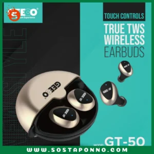 Geeoo New Style True TWS Touch Control Wireless Earbuds IFR-97 1. Talk Time: 8h 2. Bluetooth Version: V5.3 3. Rotatable Flip Cover 4. Intelligent Touch