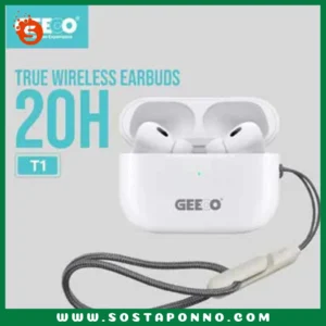 Geeoo True Wireless Earbuds T1 GT2019 IFR-64 1. 5h Buds Backup 2. 15h Case Backup 3. 20h Total Backup 4. Intelligent Touch