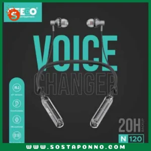 Geeoo Voice Changer Neckband Professional Bass ENC Function N120 IFR-0P3 1. Bluetooth Version: V5.3 2. Play Time: 20h 3. ENC Function & Waterproof 4. Speaker Diameter: 10mm