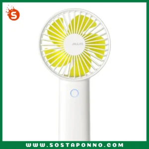 JISULIFE HAND FAN F2B IFR-0Y67 BRAND : JISULIFE Battery Capacity : 4000mAh (14.4Wh / 3.6V) Input : DC 5.0V 2.0A (Type C) Charging Time : 3-5 hrs Working Time : 3-18 hrs Power : 2.1W MAX wind speed: 3.7 m/s MAX Ultra-silence working Up to 20 hours of endurance 3hrs quick power filled 3 gear wind force select Mini size & easy carry Removable grating & fragrance