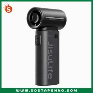 JisuLife Handheld Fan Life9 (3600mAh) Tiny Hurricane IFR-98 BRAND : JISULIFE Color: Cloudy grey, Dark grey, Coral pink Weight: 160 g Material: ABS Fan Speed: 5 levels Battery Capacity: 3600mAh/ 5000mAh Battery Life: 2.-8.5h/3.5-12h Ultimate Cooling Experience: The JISULIFE handheld turbo fan adopts an advanced 9-blade design and is paired with a high-speed three-phase brushless motor to provide a maximum wind speed of up to 10 m/s. Maximum 40000 RPM, four times that of ordinary handheld fans. Super Long Battery Life: Rejecting false claims, the 5000mAh battery provides a 13-hour long-lasting battery life, lasting all day from dusk to dawn. Five-speed Adjustment: Experience personalized comfort through the adjustable wind speed setting of a handheld personal small fan. From light breezes to strong gusts, we offer 5-speed settings you can adjust to meet your specific cooling needs in any situation. Unique Appearance: The ultra-small body design and 160g ultra-lightweight fan allow you to easily put it into your pocket or bag, saying goodbye to bulky traditional fans and welcoming easy cooling on the move. Perfect Gift: The mini portable fan has an exquisite appearance and is suitable for men and women of all ages. It is widely used in work, study, travel, and other scenarios. A small fan will be your cooling companion for travel and outdoor sports, and the exquisite appearance is also an ideal gift for women and men.