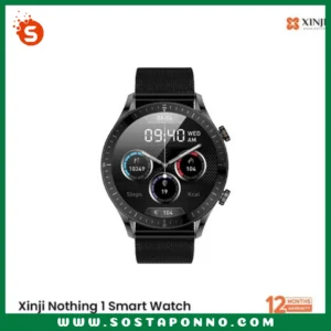 Xinji Nothing 1 Smart Watch (Bluetooth calling) IFR-0R4 Ultimate Experience Be tough, be ready Bluetooth calling 100+ sports Modes More practical functions Professional Sensor Smart Sync Notification 3ATM Protection 1 Year Brand Warranty