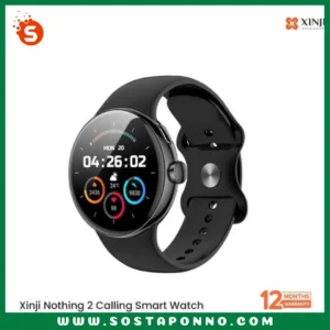 Xinji Nothing 2 SmartWatch  IFR-T5 1.32" HD AMOLED Display Bluetooth Calling Sensor Built-In Music Storage Alaways On Display 3ATM Waterproof 1 Year Brand Warranty 