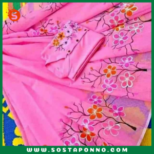 কাপল সেট (শাড়ি এবং পাঞ্জাবি) বিবরণ: এই কাপল সেট(শাড়ি এবং পাঞ্জাবি) বিশেষভাবে ডিজাইন করা হয়েছে, যা আপনার এবং আপনার প্রিয়জনের পোশাকের মধ্যে একটি ঐক্যপূর্ণ সৌন্দর্য যোগ করবে। পারিবারিক অনুষ্ঠান, বিশেষ দিন বা উৎসব—যেকোনো আয়োজনে আপনি এবং আপনার সঙ্গী এই সেটটি পরে হয়ে উঠবেন নজরকাড়া। এই সেটটিতে রয়েছে একটি ধুপিয়ান সিল্কের শাড়ি এবং ধুপিয়ান কটনের পাঞ্জাবি, যা স্টাইল এবং মানের সমন্বয় ঘটিয়েছে, এবং দীর্ঘ সময় ধরে আরাম প্রদান করবে। বৈশিষ্ট্য: শাড়ি: এই ধুপিয়ান সিল্ক শাড়িটি তার দীর্ঘ ১২ হাত দৈর্ঘ্যের জন্য বিশেষভাবে প্রশংসিত। এতে স্কিনপ্রিন্টের কাজ করা হয়েছে, যা শাড়িটিকে আরও চিত্তাকর্ষক করে তোলে এবং যেকোনো অনুষ্ঠানে পরার জন্য একদম পারফেক্ট। পাঞ্জাবি: পুরুষদের জন্য আরামদায়ক এবং স্টাইলিশ ধুপিয়ান কটনের পাঞ্জাবি, যা পোশাকে এনে দেয় বিশুদ্ধ বাঙালি ঐতিহ্যের ছোঁয়া। এটি ধুপিয়ান কটনের হওয়ায় দীর্ঘক্ষণ পরলেও বেশ আরামদায়ক অনুভূতি দেবে। কালার গ্যারান্টি: কাপড়ের মানের প্রতি আমাদের সম্পূর্ণ প্রতিশ্রুতি রয়েছে, তাই এই সেটের রঙ থাকবে উজ্জ্বল এবং অক্ষয়। বারবার ধোওয়ার পরেও রঙ থাকবে প্রায় নতুনের মতো। এই কাপল সেটটি আপনাকে এবং আপনার সঙ্গীকে দিবে এক অনন্য বৈচিত্র্যময় এবং স্টাইলিশ লুক। বিশেষ মুহূর্তগুলোকে আরও সুন্দর ও স্মরণীয় করে তুলতে এখনই অর্ডার করুন এই এক্সক্লুসিভ কাপল সেটটি। বিশেষ উল্লেখ: এই শাড়ি ও পাঞ্জাবির সেটটি বাঙালি ঐতিহ্যের এক অসাধারণ মেলবন্ধন। আপনার জীবনের বিশেষ দিনগুলোতে এটি হয়ে উঠতে পারে আপনার স্টাইলের এক অনন্য সংযোজন।