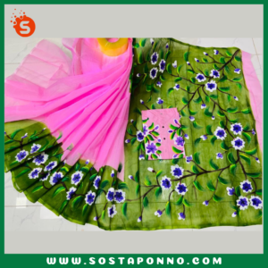 কাপল সেট (শাড়ি এবং পাঞ্জাবি) বিবরণ: এই কাপল সেট(শাড়ি এবং পাঞ্জাবি) বিশেষভাবে ডিজাইন করা হয়েছে, যা আপনার এবং আপনার প্রিয়জনের পোশাকের মধ্যে একটি ঐক্যপূর্ণ সৌন্দর্য যোগ করবে। পারিবারিক অনুষ্ঠান, বিশেষ দিন বা উৎসব—যেকোনো আয়োজনে আপনি এবং আপনার সঙ্গী এই সেটটি পরে হয়ে উঠবেন নজরকাড়া। এই সেটটিতে রয়েছে একটি ধুপিয়ান সিল্কের শাড়ি এবং ধুপিয়ান কটনের পাঞ্জাবি, যা স্টাইল এবং মানের সমন্বয় ঘটিয়েছে, এবং দীর্ঘ সময় ধরে আরাম প্রদান করবে। বৈশিষ্ট্য: শাড়ি: এই ধুপিয়ান সিল্ক শাড়িটি তার দীর্ঘ ১২ হাত দৈর্ঘ্যের জন্য বিশেষভাবে প্রশংসিত। এতে স্কিনপ্রিন্টের কাজ করা হয়েছে, যা শাড়িটিকে আরও চিত্তাকর্ষক করে তোলে এবং যেকোনো অনুষ্ঠানে পরার জন্য একদম পারফেক্ট। পাঞ্জাবি: পুরুষদের জন্য আরামদায়ক এবং স্টাইলিশ ধুপিয়ান কটনের পাঞ্জাবি, যা পোশাকে এনে দেয় বিশুদ্ধ বাঙালি ঐতিহ্যের ছোঁয়া। এটি ধুপিয়ান কটনের হওয়ায় দীর্ঘক্ষণ পরলেও বেশ আরামদায়ক অনুভূতি দেবে। কালার গ্যারান্টি: কাপড়ের মানের প্রতি আমাদের সম্পূর্ণ প্রতিশ্রুতি রয়েছে, তাই এই সেটের রঙ থাকবে উজ্জ্বল এবং অক্ষয়। বারবার ধোওয়ার পরেও রঙ থাকবে প্রায় নতুনের মতো। এই কাপল সেটটি আপনাকে এবং আপনার সঙ্গীকে দিবে এক অনন্য বৈচিত্র্যময় এবং স্টাইলিশ লুক। বিশেষ মুহূর্তগুলোকে আরও সুন্দর ও স্মরণীয় করে তুলতে এখনই অর্ডার করুন এই এক্সক্লুসিভ কাপল সেটটি। বিশেষ উল্লেখ: এই শাড়ি ও পাঞ্জাবির সেটটি বাঙালি ঐতিহ্যের এক অসাধারণ মেলবন্ধন। আপনার জীবনের বিশেষ দিনগুলোতে এটি হয়ে উঠতে পারে আপনার স্টাইলের এক অনন্য সংযোজন।