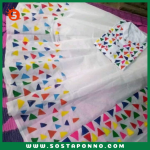 কাপল সেট (শাড়ি এবং পাঞ্জাবি) বিবরণ: এই কাপল সেট(শাড়ি এবং পাঞ্জাবি) বিশেষভাবে ডিজাইন করা হয়েছে, যা আপনার এবং আপনার প্রিয়জনের পোশাকের মধ্যে একটি ঐক্যপূর্ণ সৌন্দর্য যোগ করবে। পারিবারিক অনুষ্ঠান, বিশেষ দিন বা উৎসব—যেকোনো আয়োজনে আপনি এবং আপনার সঙ্গী এই সেটটি পরে হয়ে উঠবেন নজরকাড়া। এই সেটটিতে রয়েছে একটি ধুপিয়ান সিল্কের শাড়ি এবং ধুপিয়ান কটনের পাঞ্জাবি, যা স্টাইল এবং মানের সমন্বয় ঘটিয়েছে, এবং দীর্ঘ সময় ধরে আরাম প্রদান করবে। বৈশিষ্ট্য: শাড়ি: এই ধুপিয়ান সিল্ক শাড়িটি তার দীর্ঘ ১২ হাত দৈর্ঘ্যের জন্য বিশেষভাবে প্রশংসিত। এতে স্কিনপ্রিন্টের কাজ করা হয়েছে, যা শাড়িটিকে আরও চিত্তাকর্ষক করে তোলে এবং যেকোনো অনুষ্ঠানে পরার জন্য একদম পারফেক্ট। পাঞ্জাবি: পুরুষদের জন্য আরামদায়ক এবং স্টাইলিশ ধুপিয়ান কটনের পাঞ্জাবি, যা পোশাকে এনে দেয় বিশুদ্ধ বাঙালি ঐতিহ্যের ছোঁয়া। এটি ধুপিয়ান কটনের হওয়ায় দীর্ঘক্ষণ পরলেও বেশ আরামদায়ক অনুভূতি দেবে। কালার গ্যারান্টি: কাপড়ের মানের প্রতি আমাদের সম্পূর্ণ প্রতিশ্রুতি রয়েছে, তাই এই সেটের রঙ থাকবে উজ্জ্বল এবং অক্ষয়। বারবার ধোওয়ার পরেও রঙ থাকবে প্রায় নতুনের মতো। এই কাপল সেটটি আপনাকে এবং আপনার সঙ্গীকে দিবে এক অনন্য বৈচিত্র্যময় এবং স্টাইলিশ লুক। বিশেষ মুহূর্তগুলোকে আরও সুন্দর ও স্মরণীয় করে তুলতে এখনই অর্ডার করুন এই এক্সক্লুসিভ কাপল সেটটি। বিশেষ উল্লেখ: এই শাড়ি ও পাঞ্জাবির সেটটি বাঙালি ঐতিহ্যের এক অসাধারণ মেলবন্ধন। আপনার জীবনের বিশেষ দিনগুলোতে এটি হয়ে উঠতে পারে আপনার স্টাইলের এক অনন্য সংযোজন।