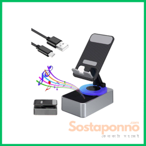 Phone Holder With Bluetooth Speaker