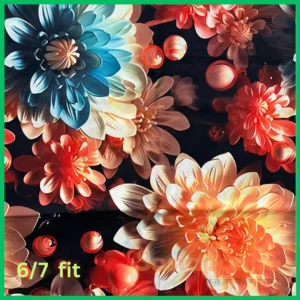 3D Waterproof Bedsheet 6/7 Fit