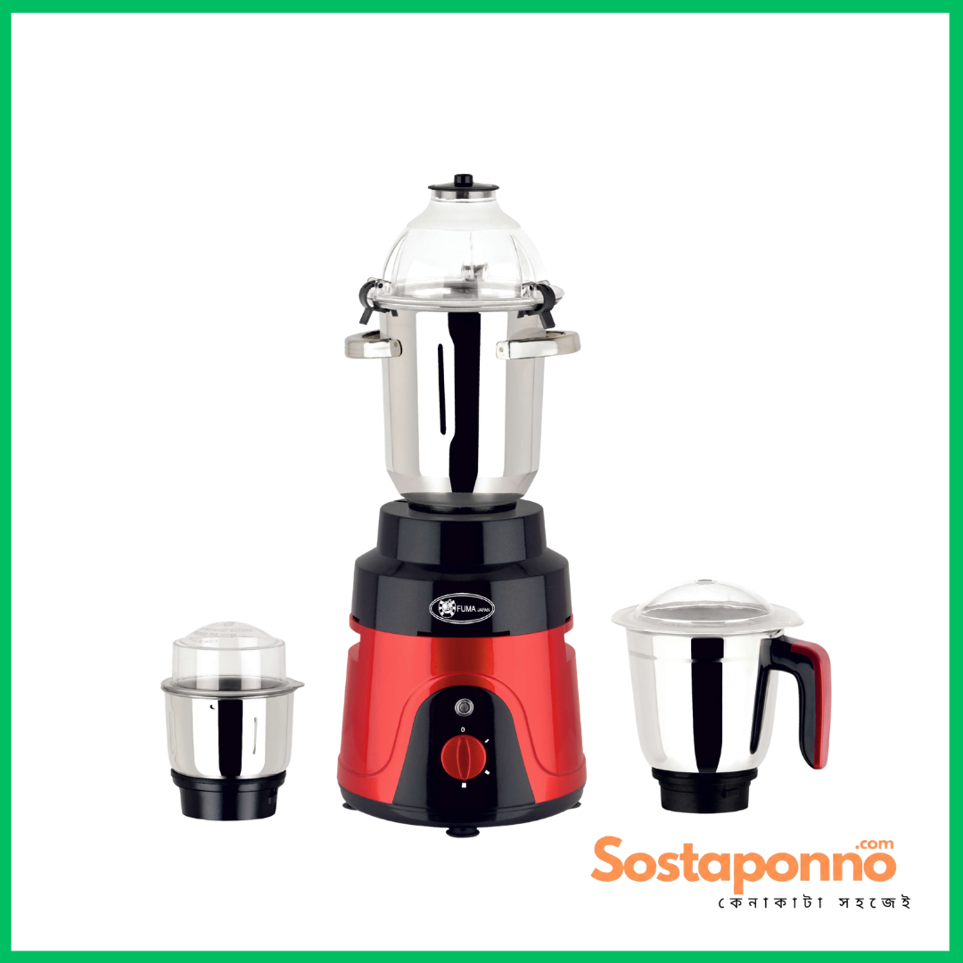 Fuma Mixer Grinder & Blender – Panther 1400W (Red) 1 Fuma Mixer Grinder & Blender – Panther 1400W