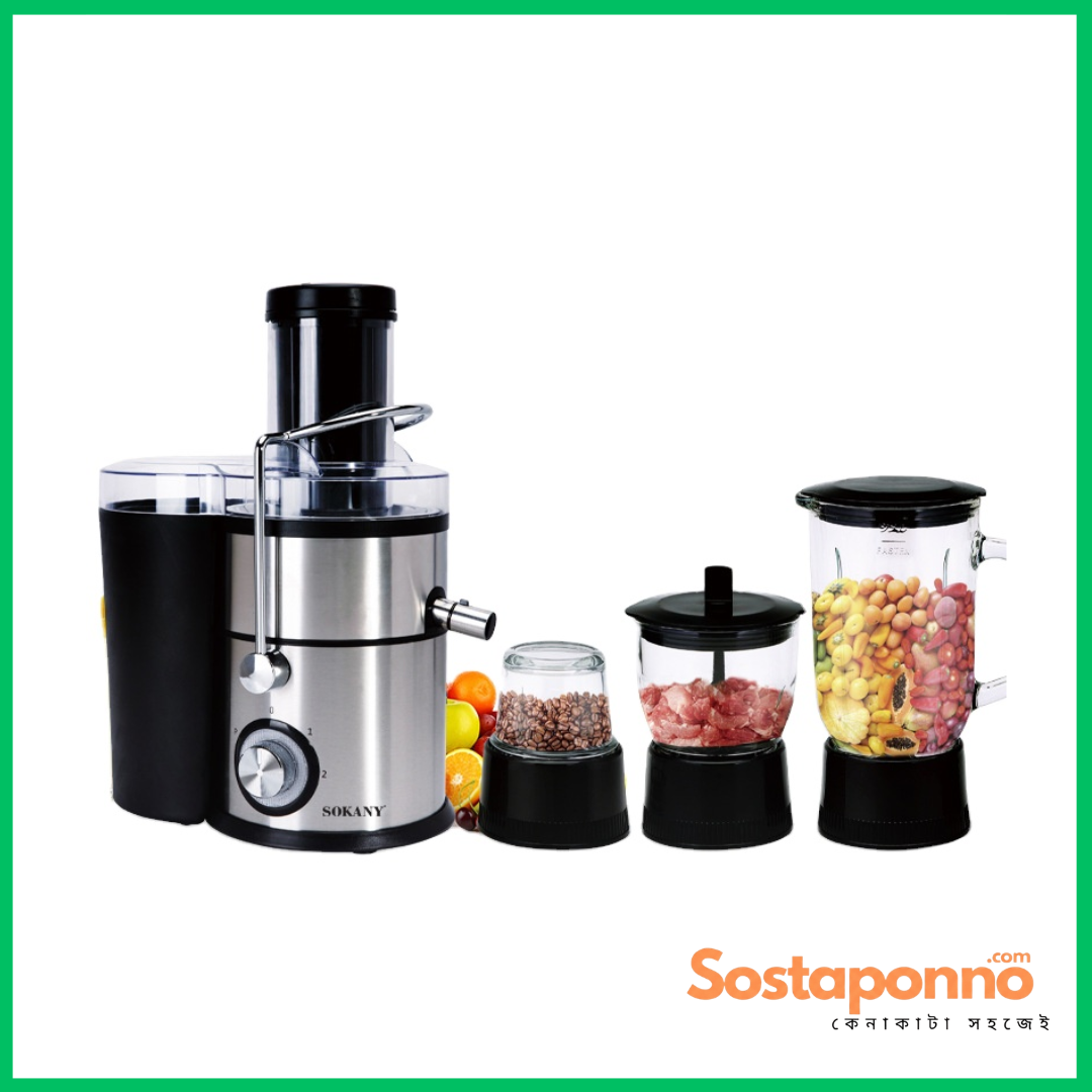 Sokany Automatic Multifunction Vegetable & Fresh Juicer – SK-629 1 Sokany Automatic Multifunction Vegetable & Fresh Juicer – SK-629